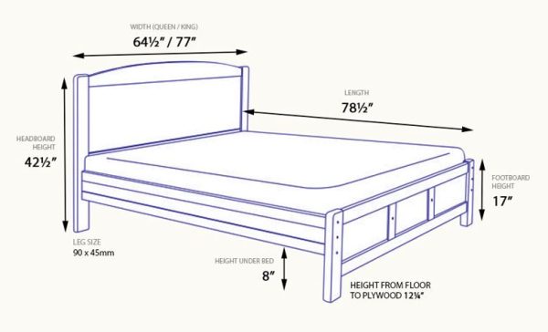 Wooden Bed WB1132A